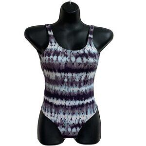 Hobie Swimwear Girl's Size 10 One Piece Bathing Suit Swim Suit Tie-Dye Knotted